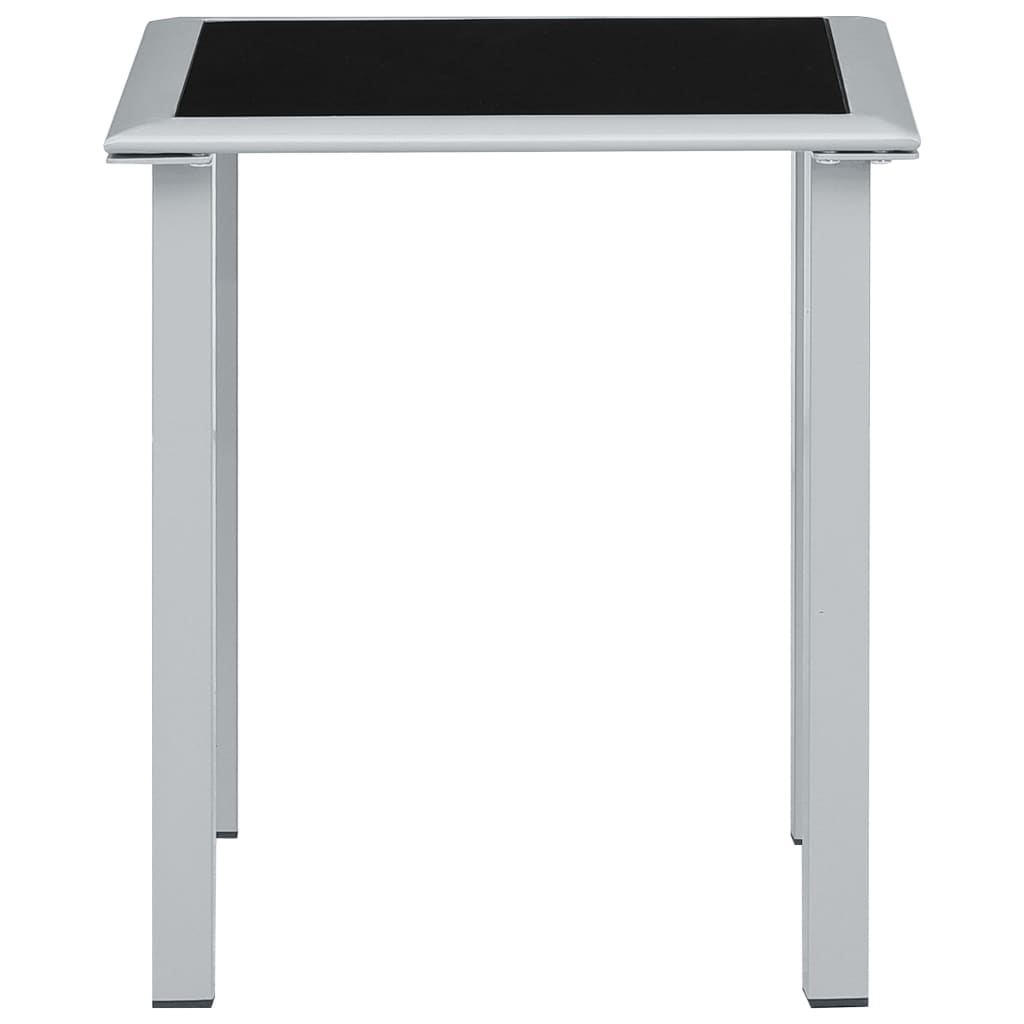 Solsängar 2 St Med Bord Aluminium Taupe