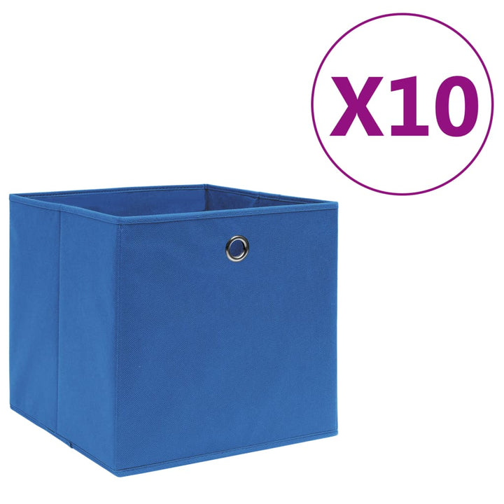 Förvaringslådor Med Lock 4 St 28X28X28 Cm Gul