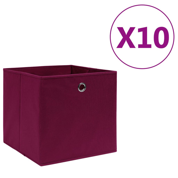 Förvaringslådor Med Lock 4 St 28X28X28 Cm Gul