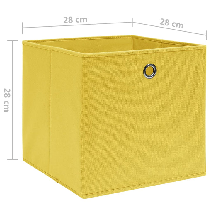 Förvaringslådor 10 St Non-Woven Tyg 28X28X28 Cm