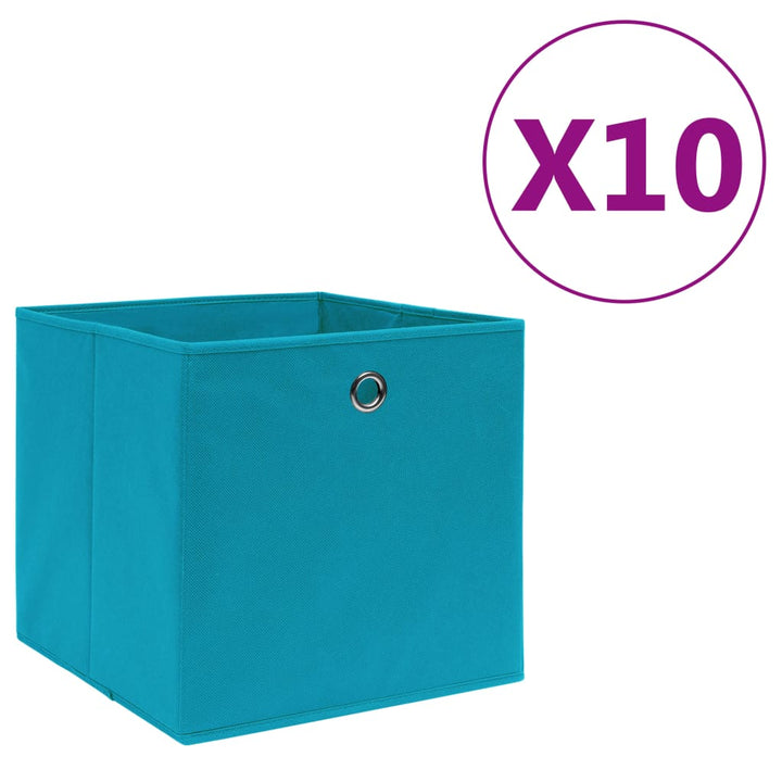 Förvaringslådor Med Lock 4 St 28X28X28 Cm Gul