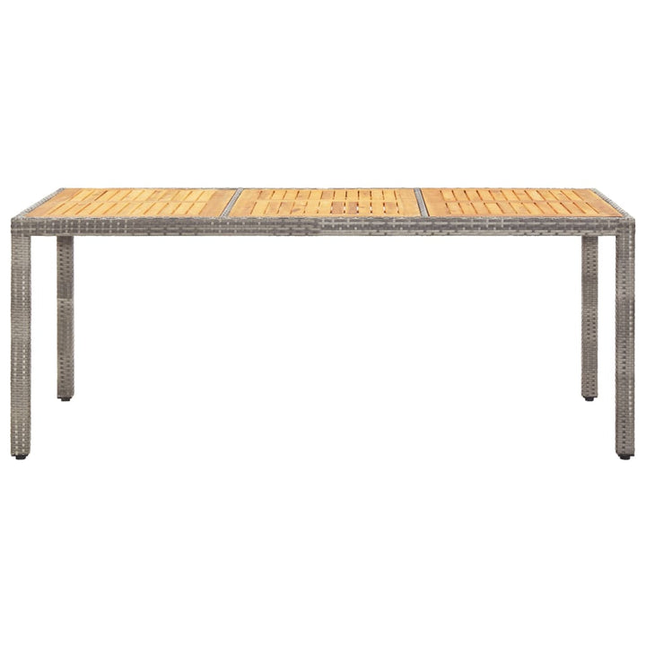 Trädgårdsbord 190X90X75 Cm Konstrotting Och Akaciaträ