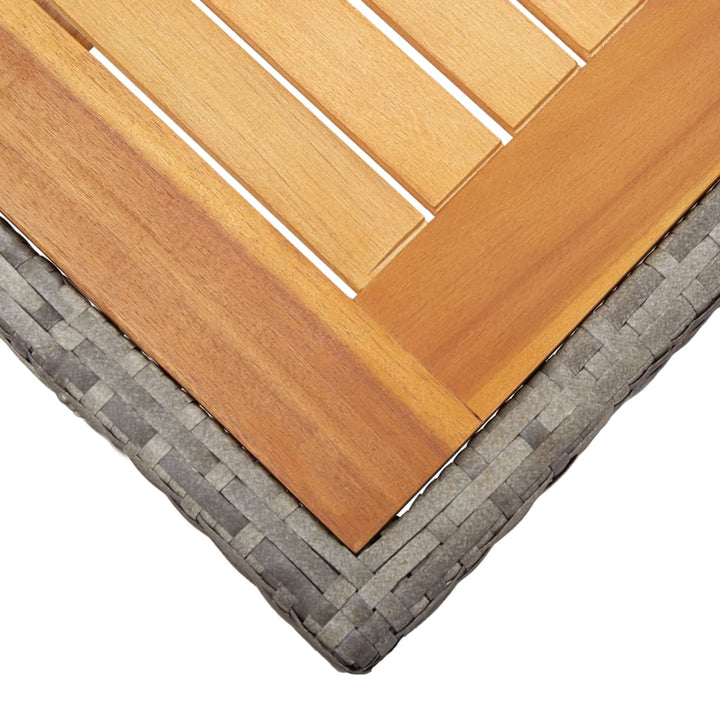 Trädgårdsbord 190X90X75 Cm Konstrotting Och Akaciaträ