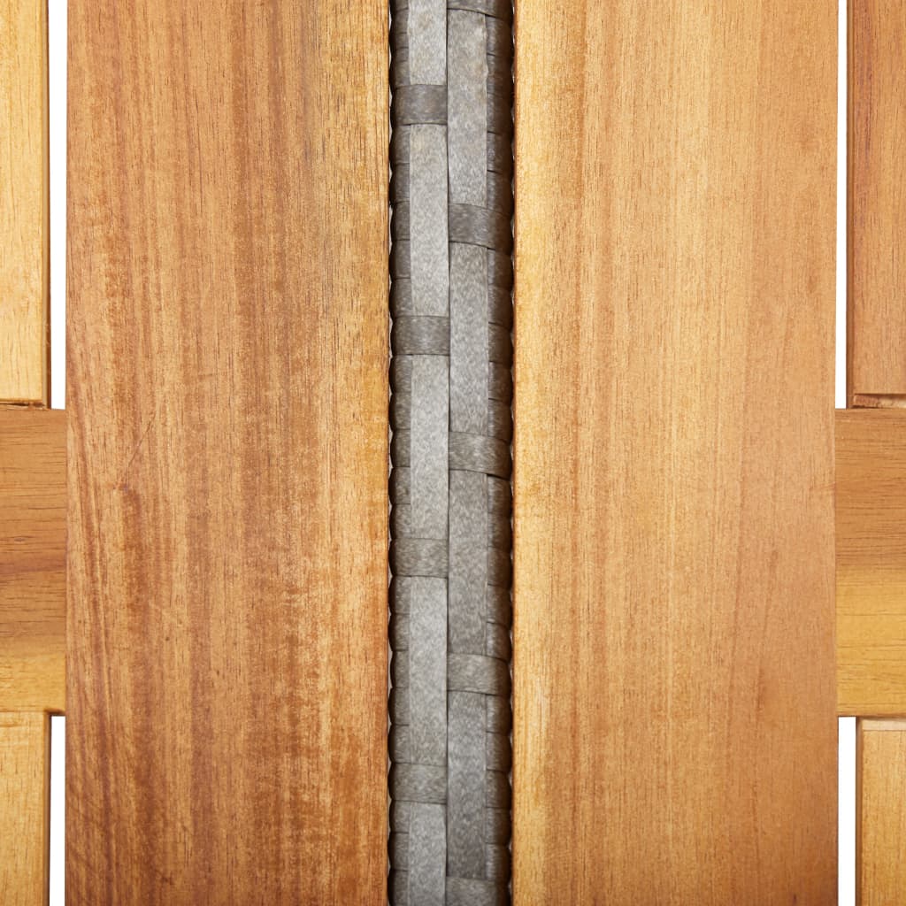 Trädgårdsbord 190X90X75 Cm Konstrotting Och Akaciaträ