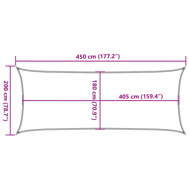 Solsegel 160 G/M² 2X4,5 M Hdpe