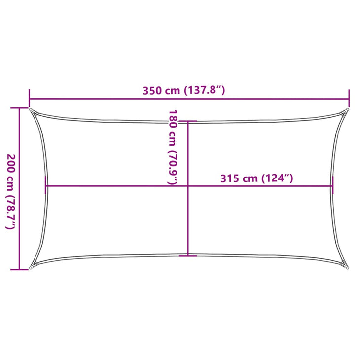 Solsegel 160 G/M² 2X3,5 M Hdpe