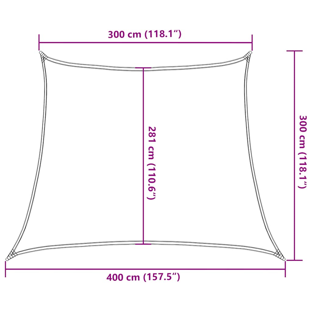 Solsegel 160 G/M² Trapezoid Hdpe