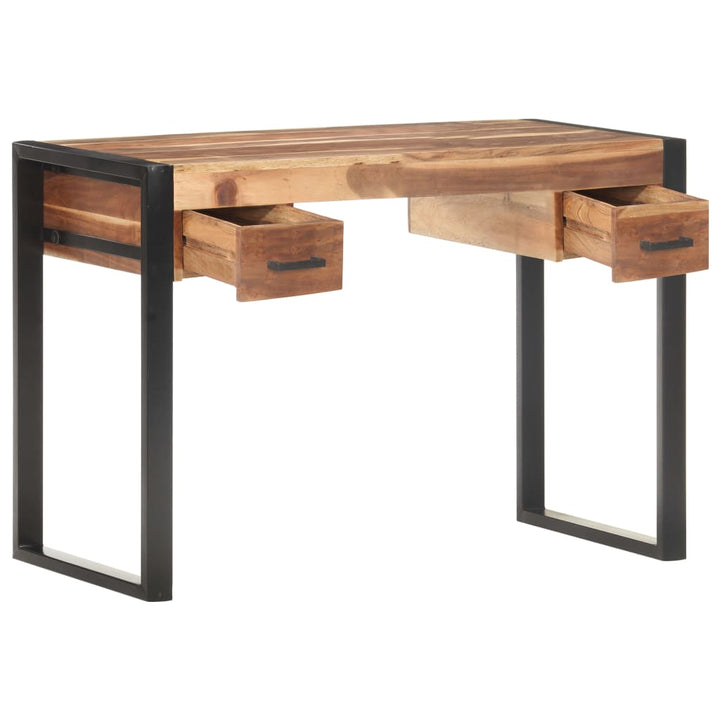 Skrivbord 110X50X76 Cm Massivt Trä