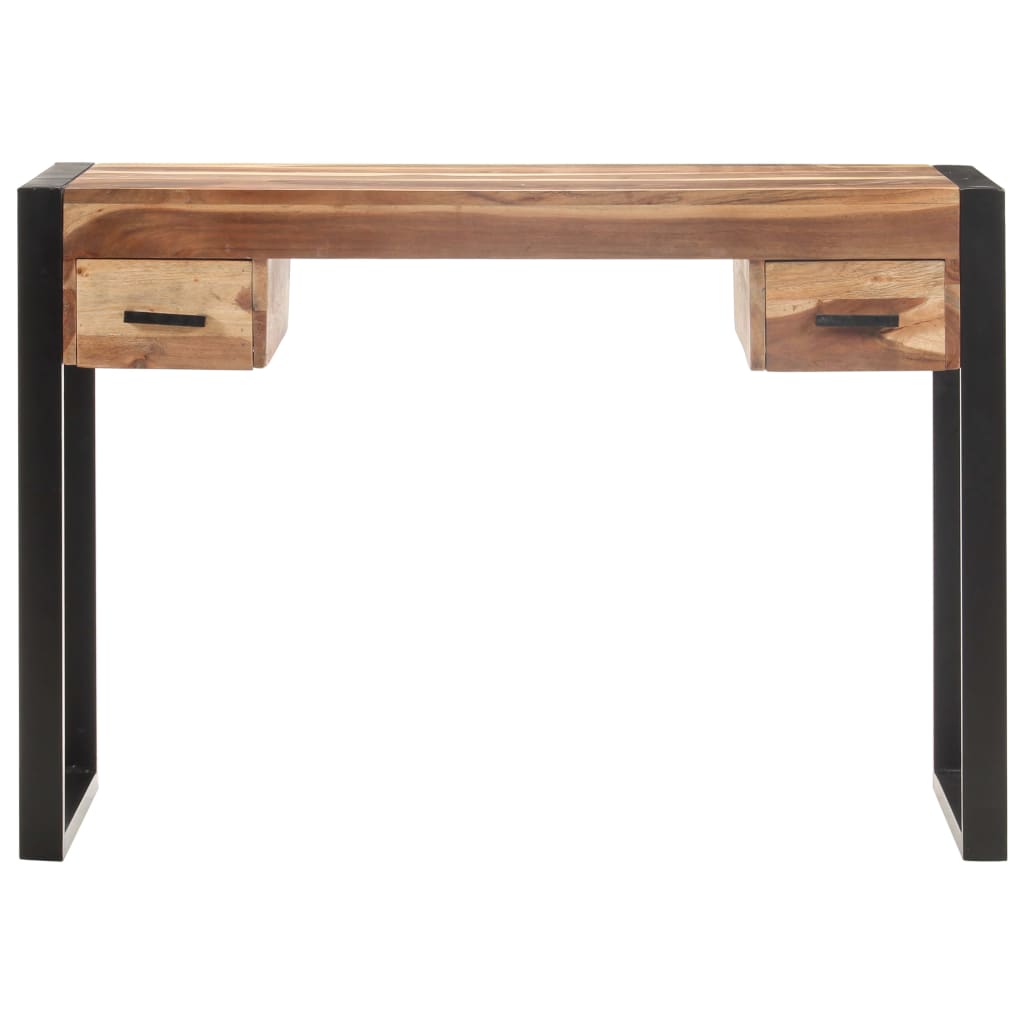 Skrivbord 110X50X76 Cm Massivt Trä