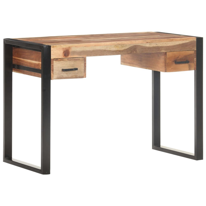 Skrivbord 110X50X76 Cm Massivt Trä