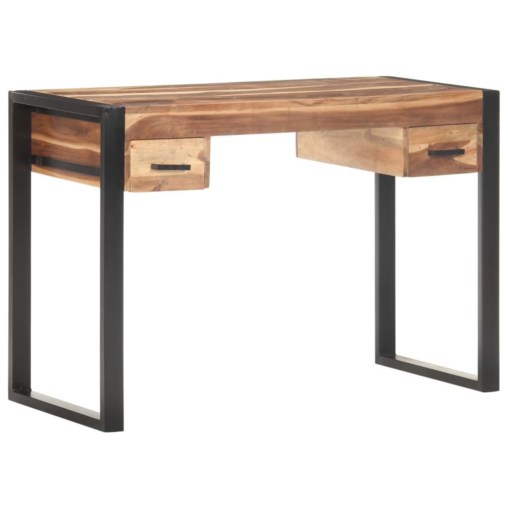 Skrivbord 110X50X76 Cm Massivt Trä