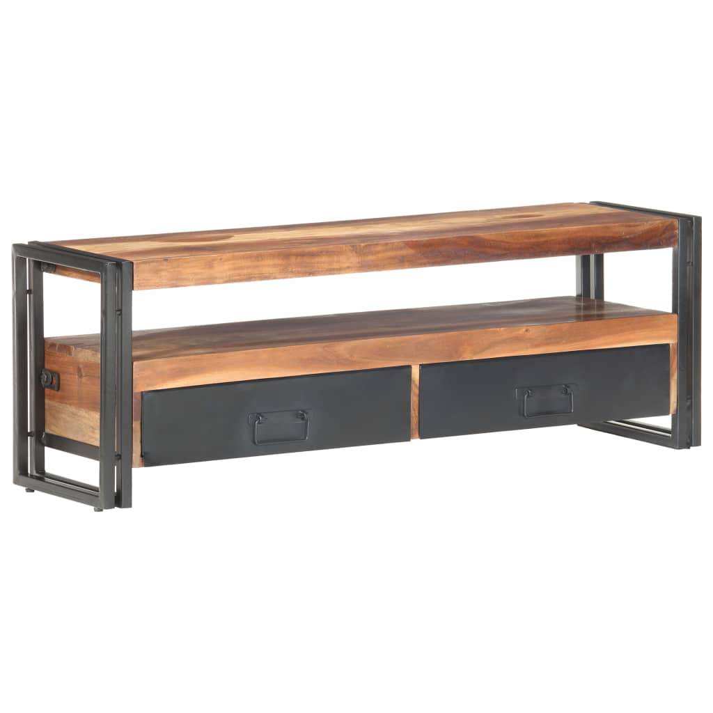Tv-Bänk 120X30X40 Cm Massivt Trä