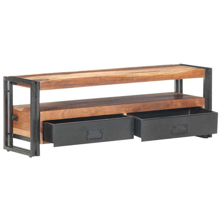 Tv-Bänk 120X30X40 Cm Massivt Trä