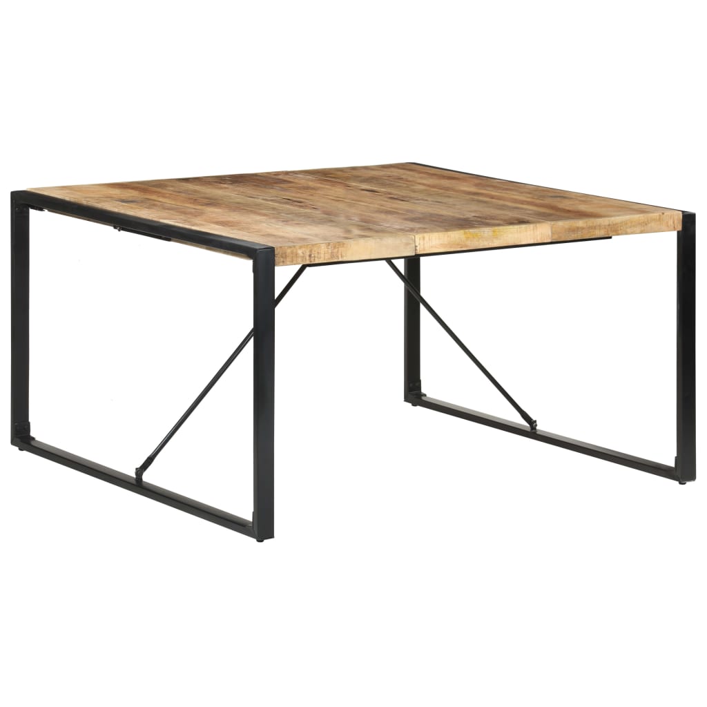 Matbord 140X140X75 Cm Grovt Mangoträ