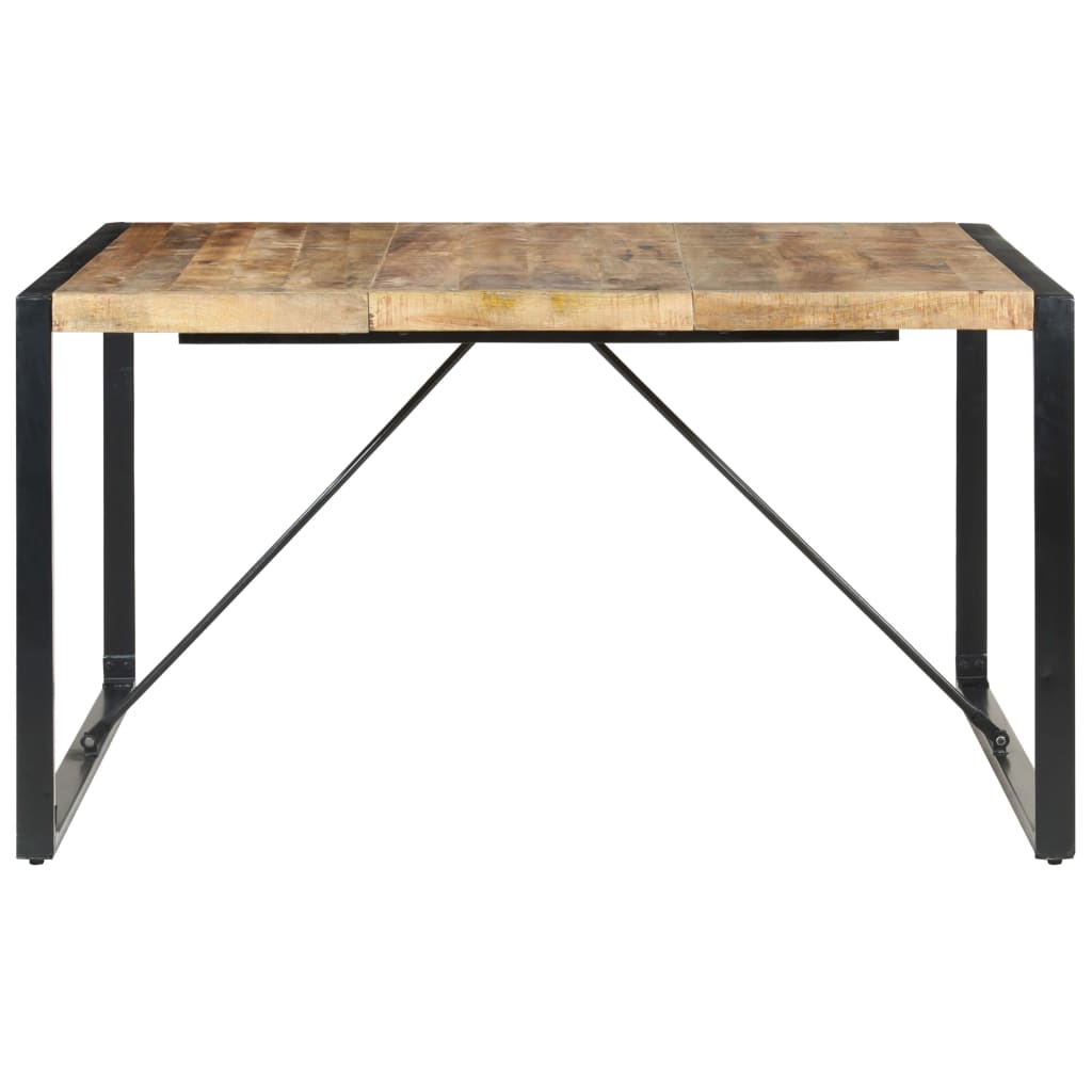 Matbord 140X140X75 Cm Grovt Mangoträ