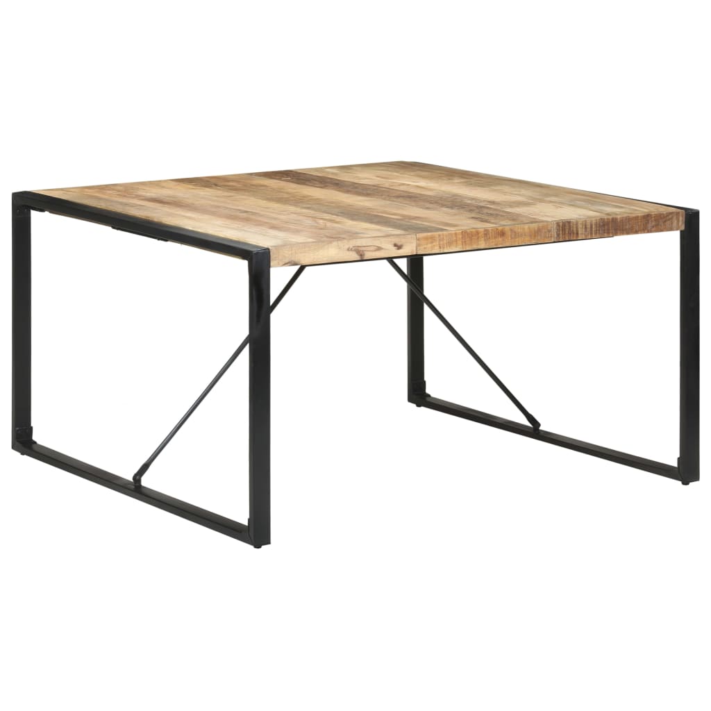 Matbord 140X140X75 Cm Grovt Mangoträ