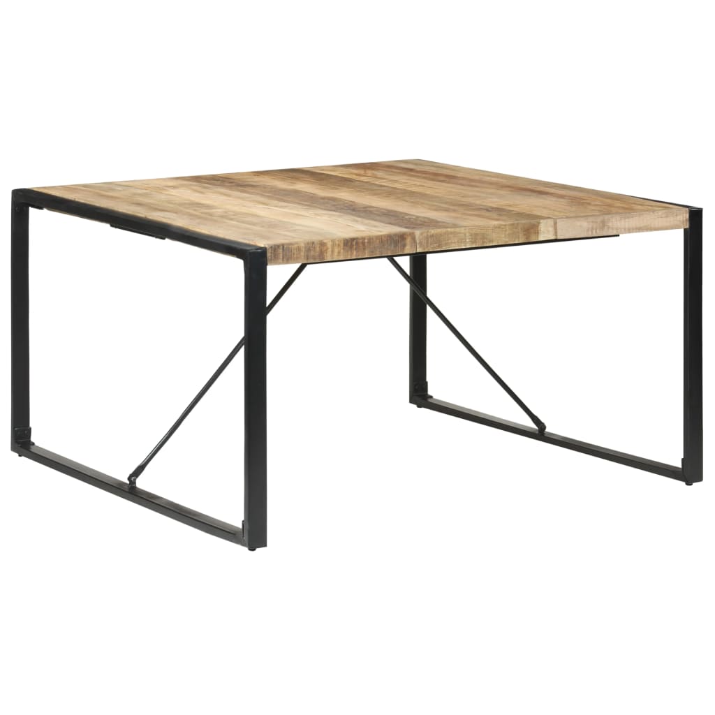 Matbord 140X140X75 Cm Grovt Mangoträ