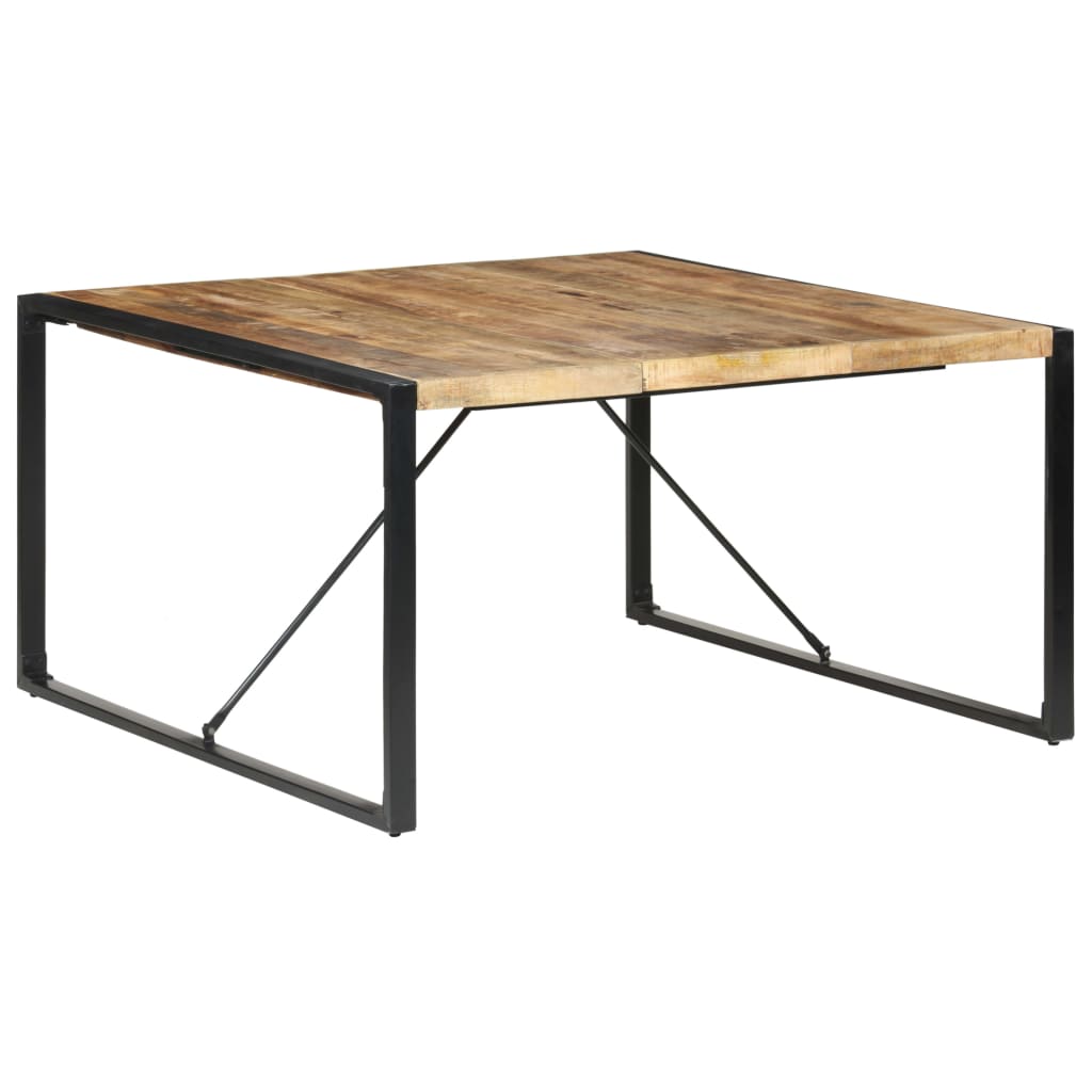 Matbord 140X140X75 Cm Grovt Mangoträ