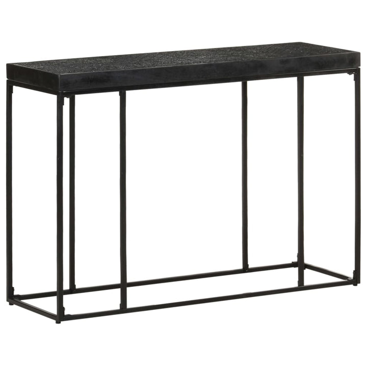 Konsolbord Svart 110X35X76 Cm Massivt Akaciaträ Och Mangoträ