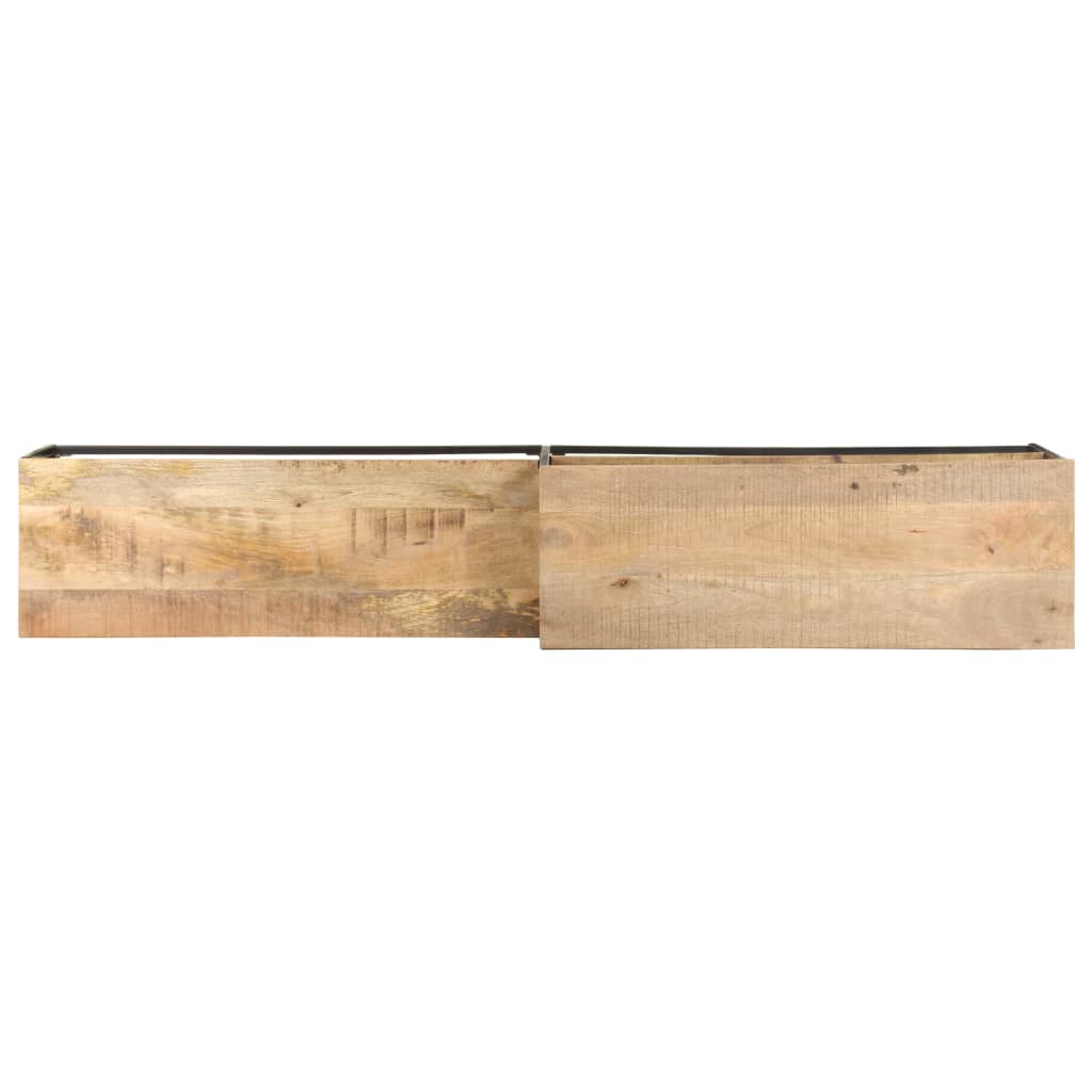 Tv-Bänk 180X30X50 Cm Grovt Mangoträ