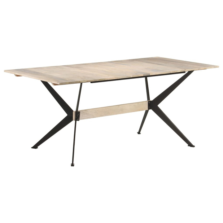 Matbord 180X90X76 Cm Massivt Mangoträ