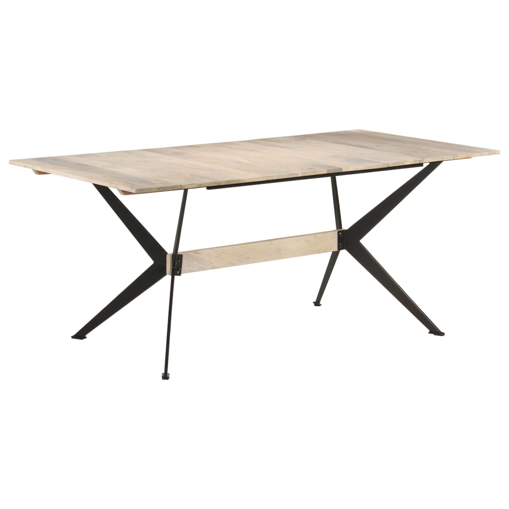 Matbord 180X90X76 Cm Massivt Mangoträ