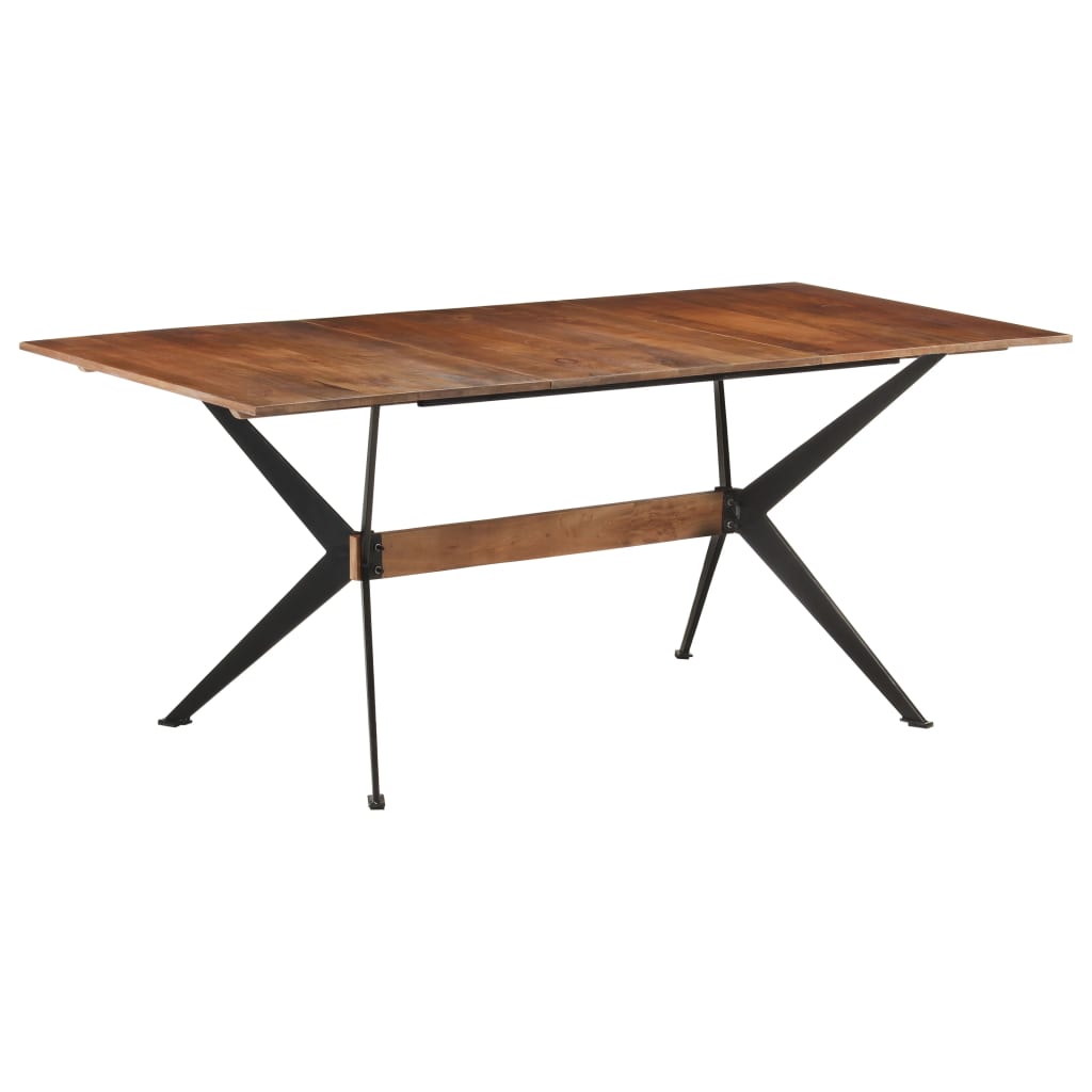 Matbord 180X90X76 Cm Massivt Mangoträ