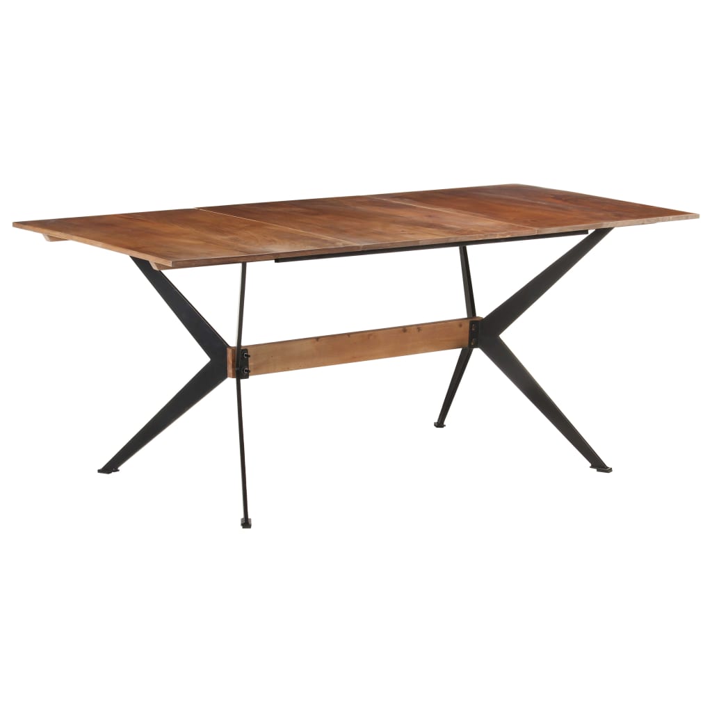 Matbord 180X90X76 Cm Massivt Mangoträ