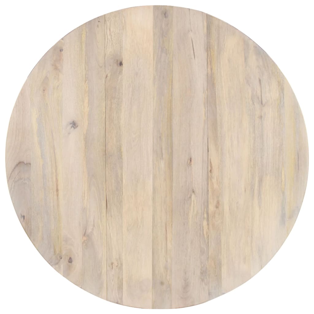 Matbord Rund 110X76 Cm Massivt Mangoträ