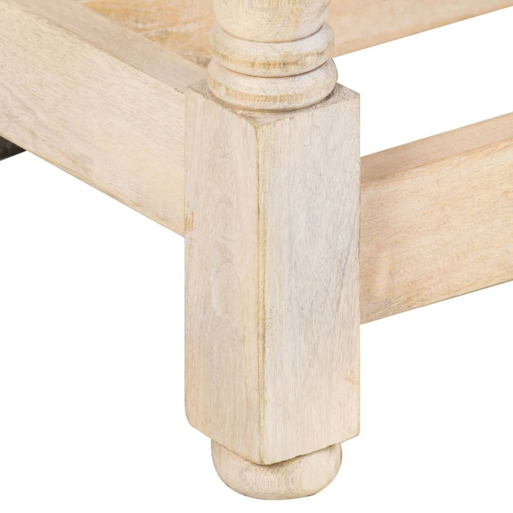 Matbord Rund 110X76 Cm Massivt Mangoträ