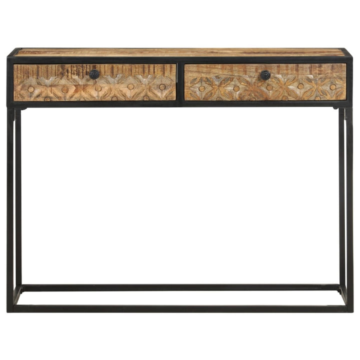 Avlastningsbord 100X35X75 Cm Massivt Mangoträ