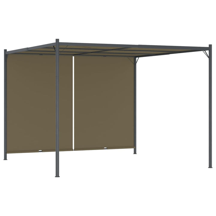 Pergola Med Infällbart Tak 3X3 M