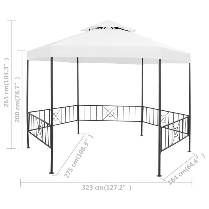 Paviljong 323X275X265 Cm 180 G/M²