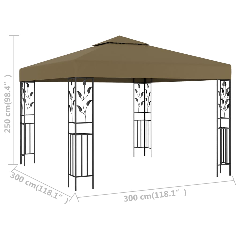 Paviljong 3X3 M 180 G/M²