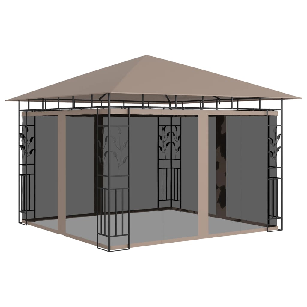 Paviljong Med Myggnät 3X3X2,73 M 180 G/M²