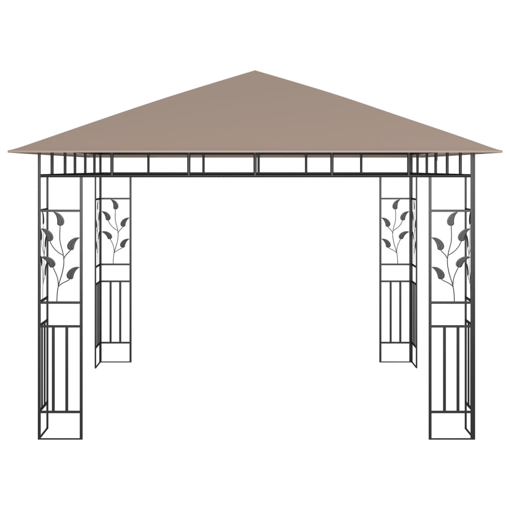Paviljong Med Myggnät 3X3X2,73 M 180 G/M²
