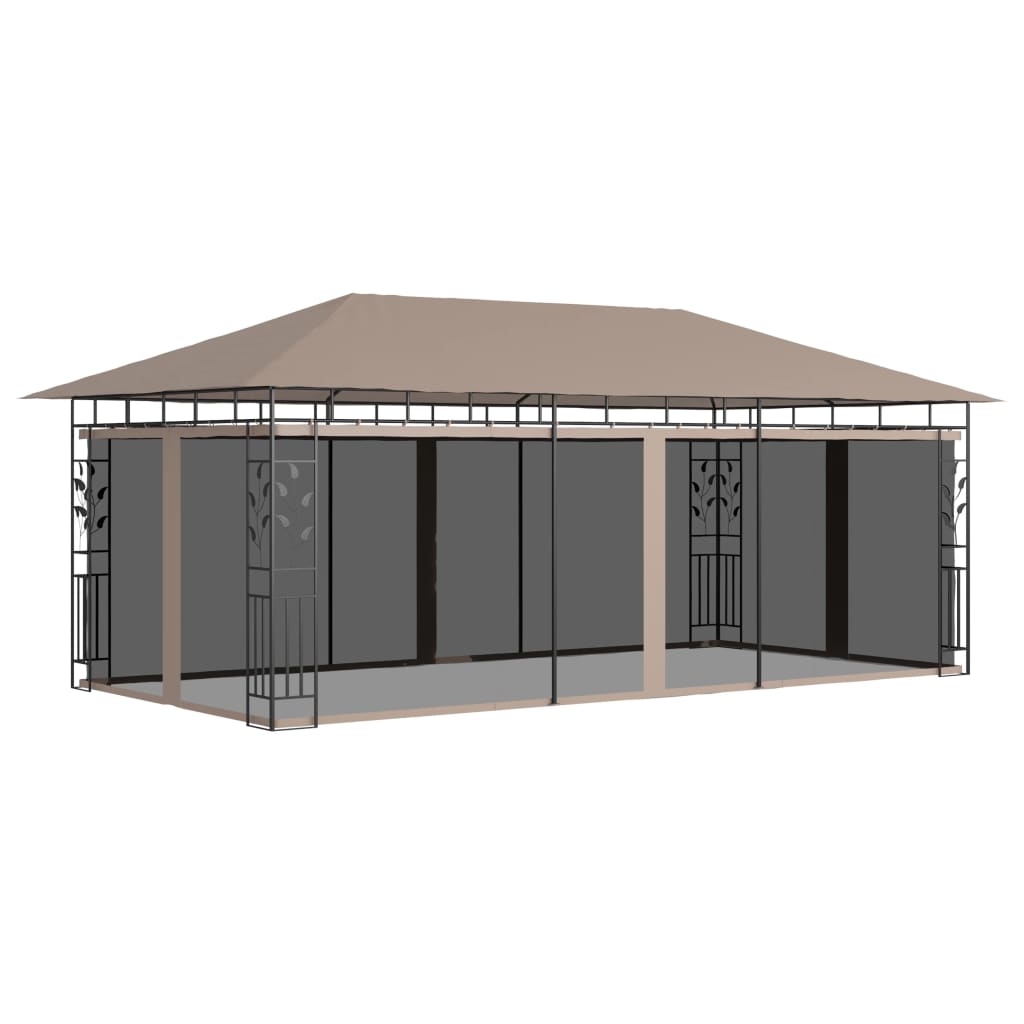 Paviljong Med Myggnät 4X3X2,73 M 180 G/M²