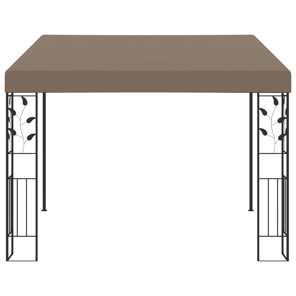 Väggmonterad Paviljong 3X3X2,5 M Taupe