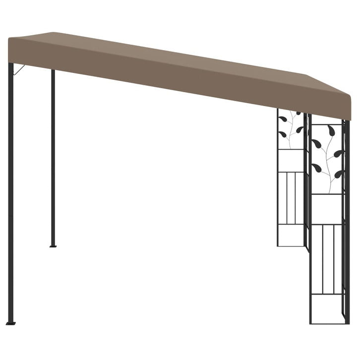 Väggmonterad Paviljong 3X3X2,5 M Taupe