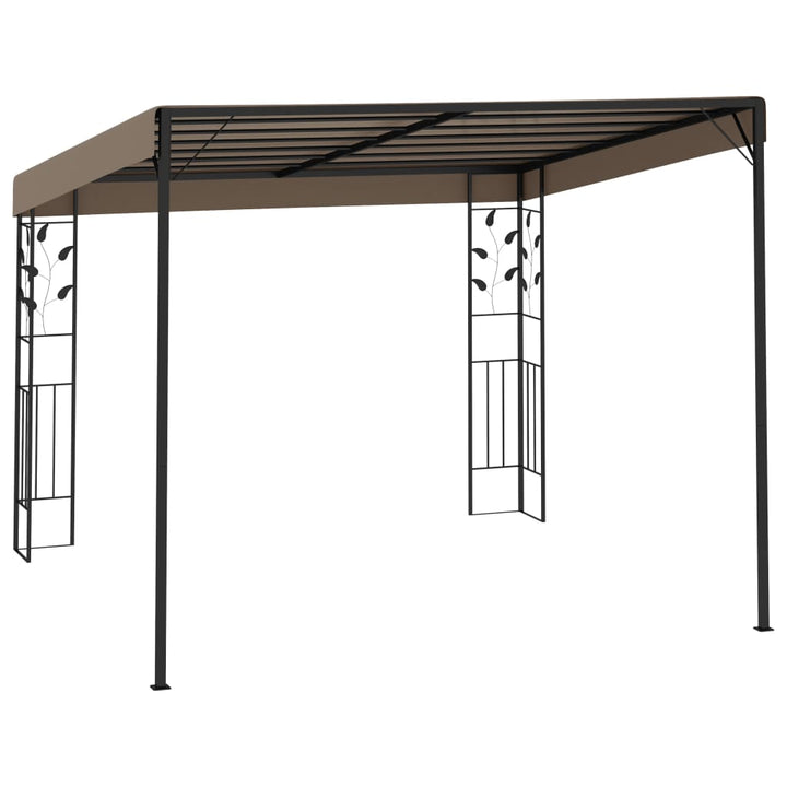 Väggmonterad Paviljong 3X3X2,5 M Taupe