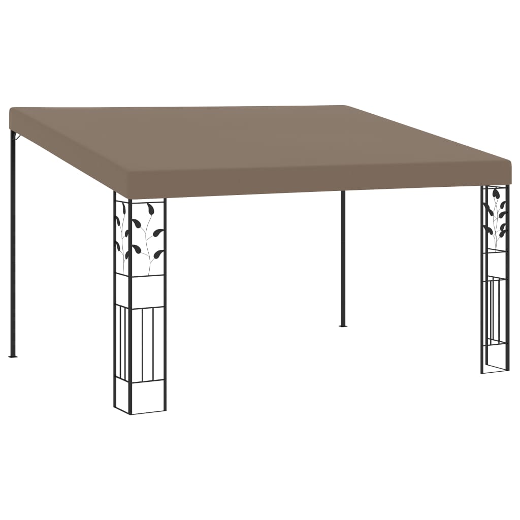 Väggmonterad Paviljong 4X3X2,5 M Taupe