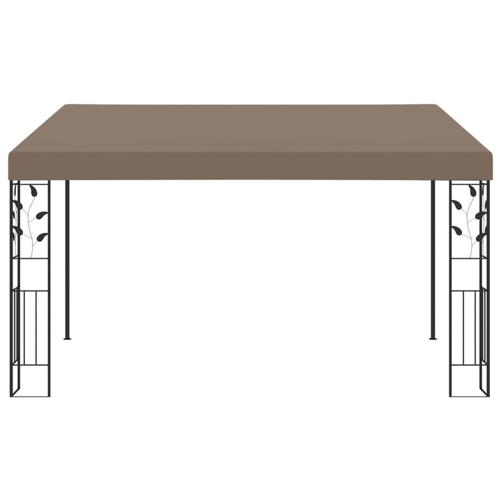 Väggmonterad Paviljong 4X3X2,5 M Taupe
