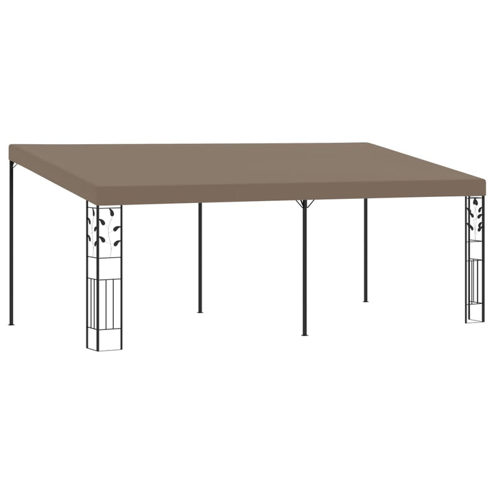 Väggmonterad Paviljong 6X3X2,5 M Taupe