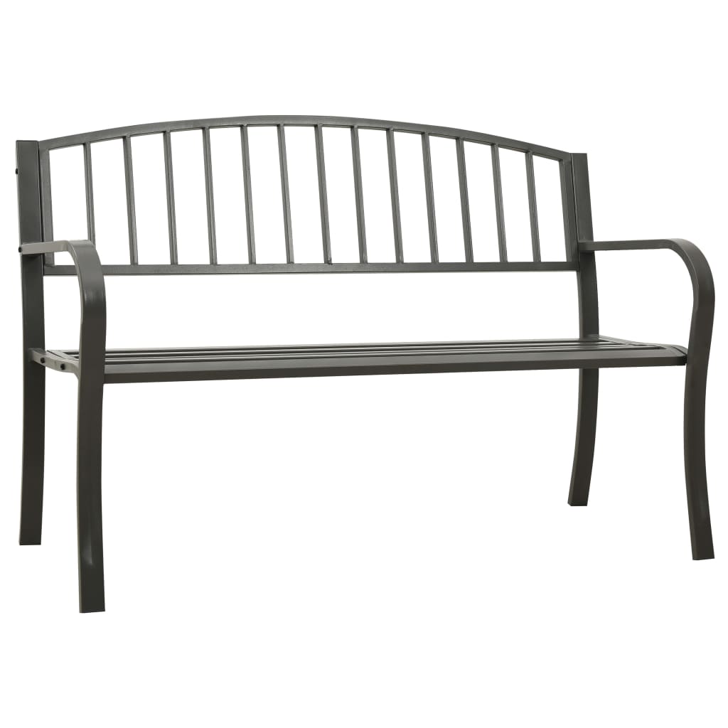 Trädgårdsbänk 125 Cm Stål