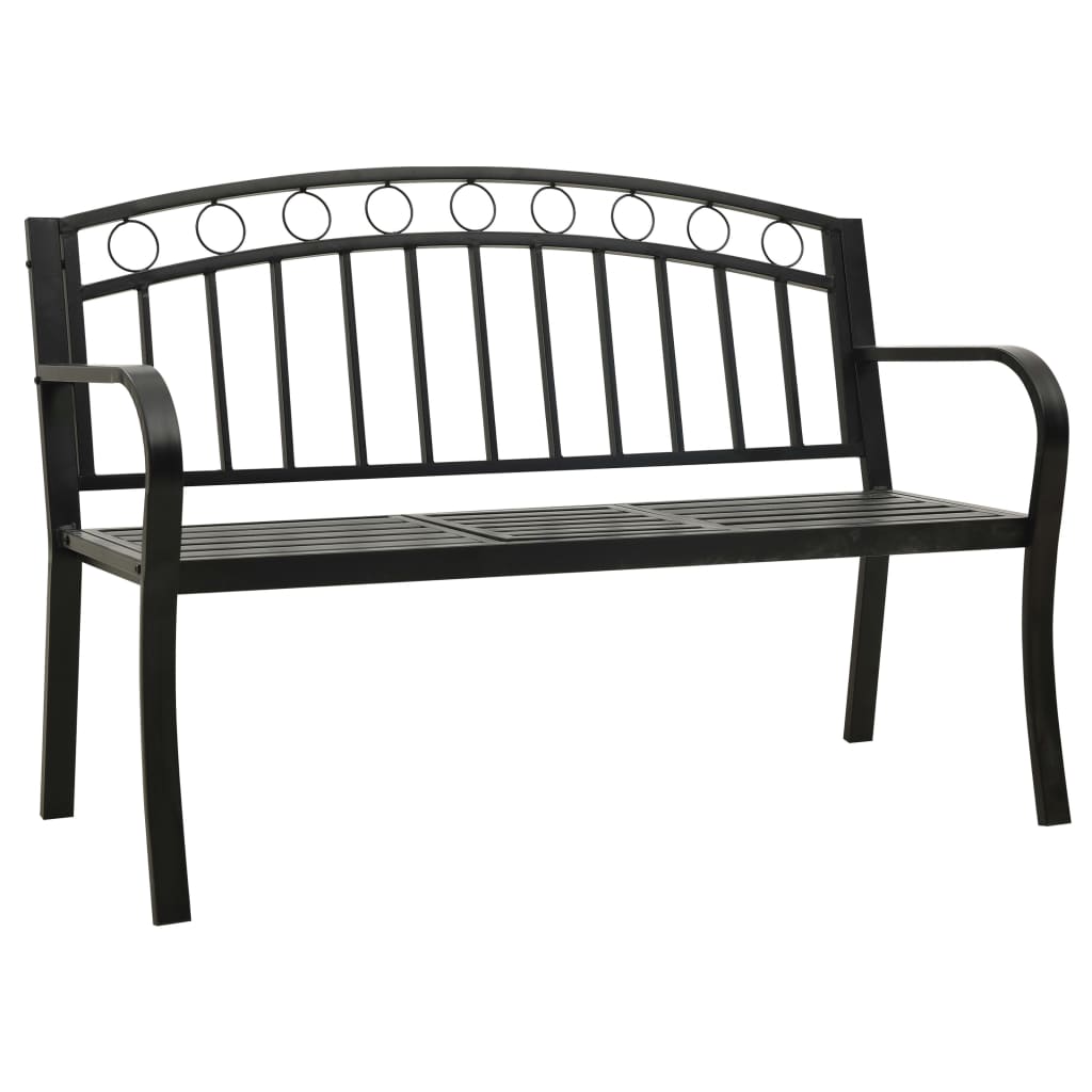Trädgårdsbänk 125 Cm Stål