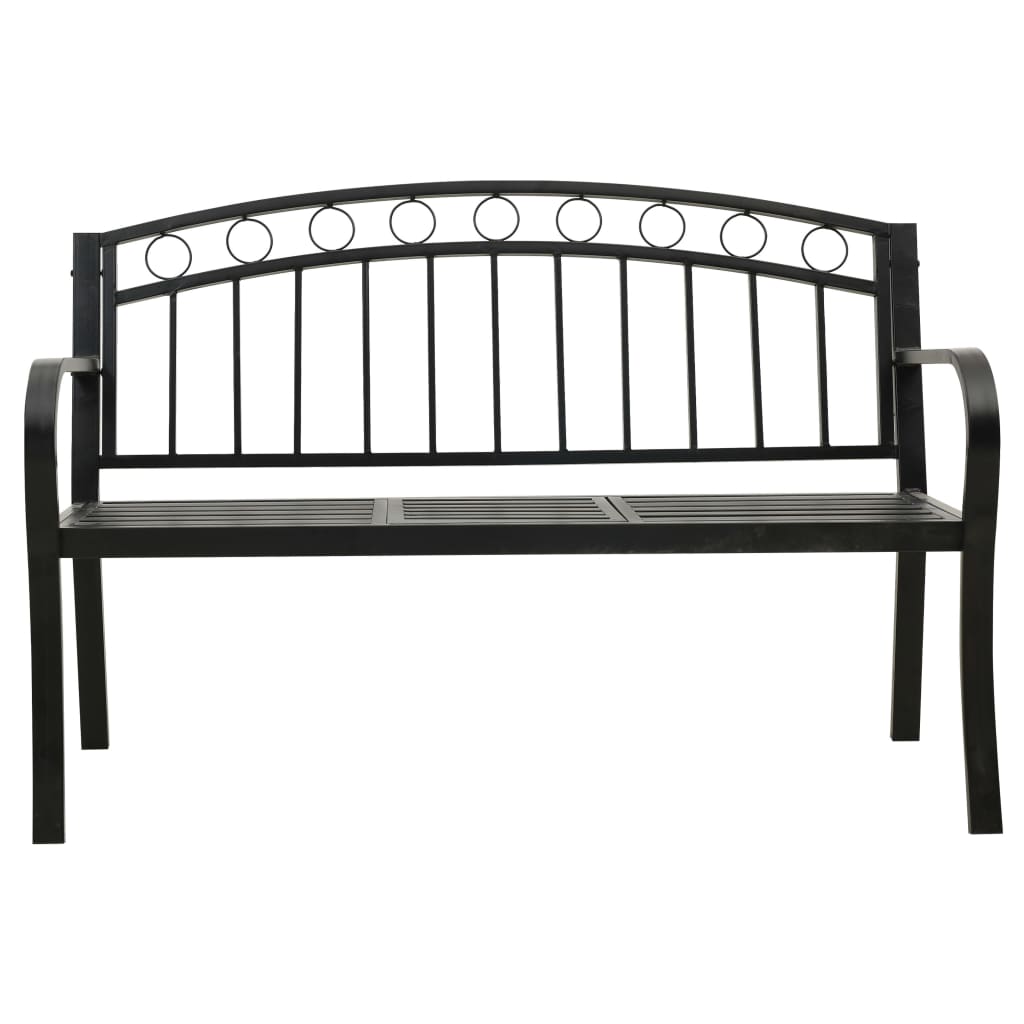 Trädgårdsbänk 125 Cm Stål