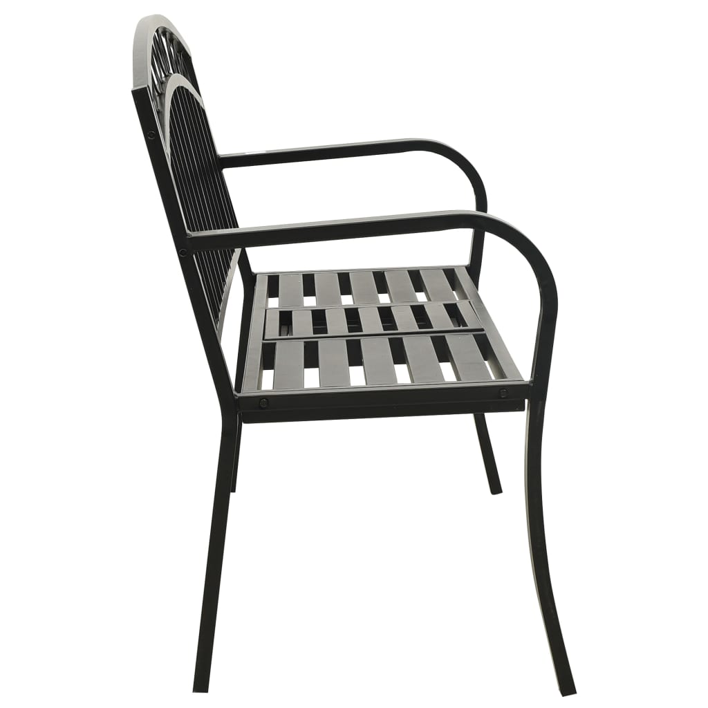 Trädgårdsbänk 125 Cm Stål