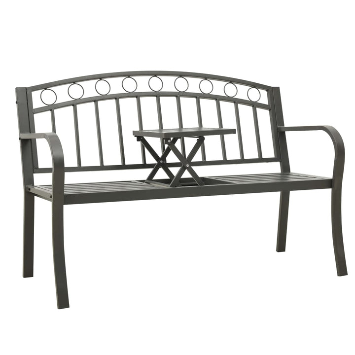 Trädgårdsbänk 125 Cm Stål
