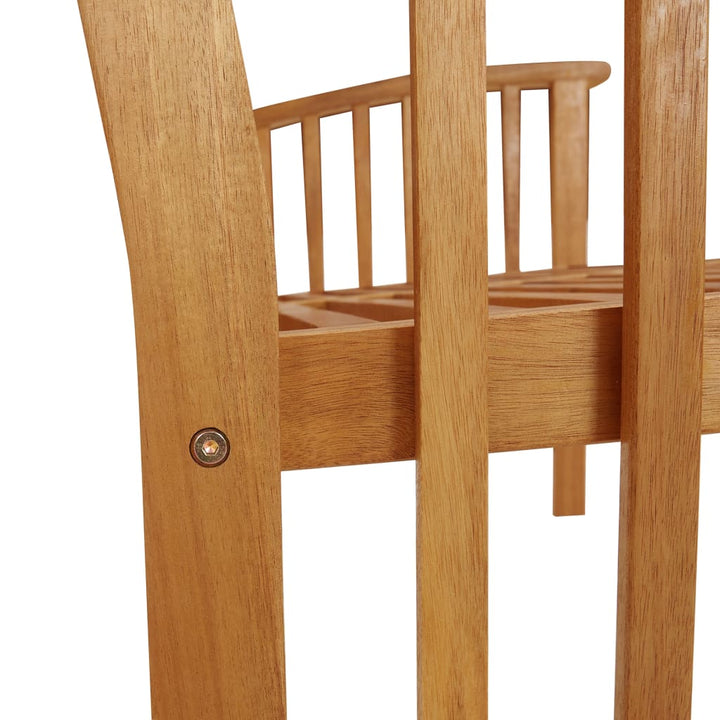 Trädgårdsbänk 119 Cm Massivt Akaciaträ