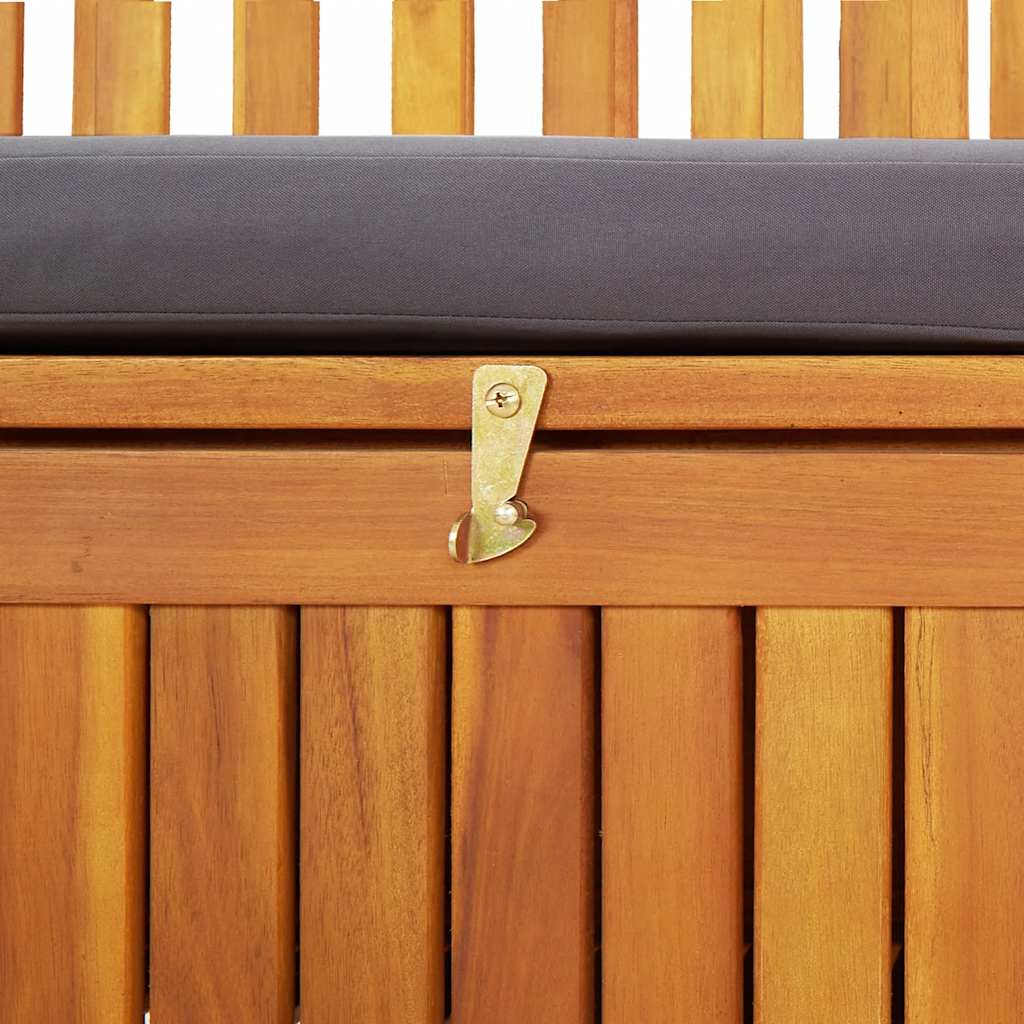 Förvaringsbänk 120 Cm Massivt Akaciaträ
